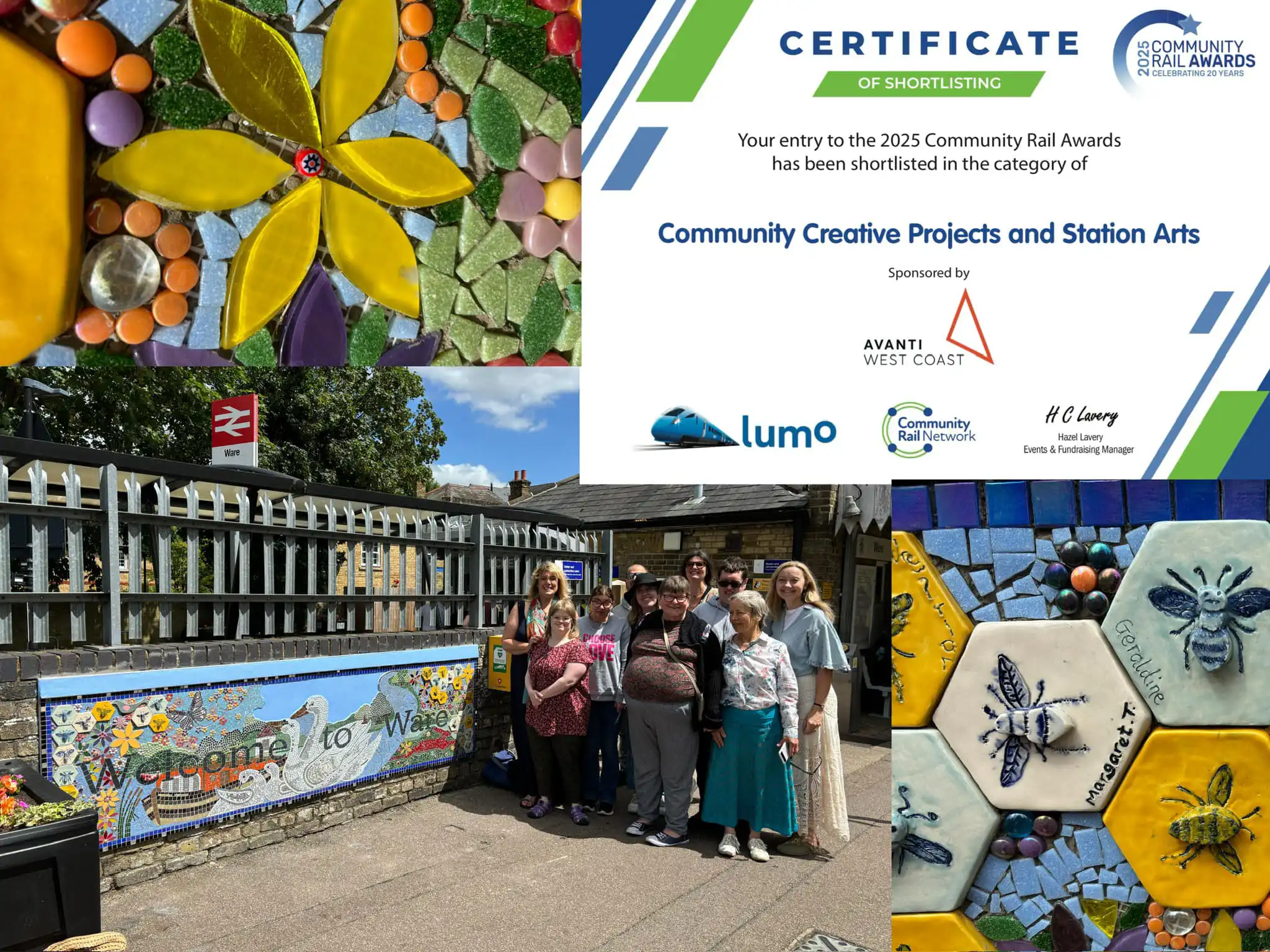 Always Bee You Shortlisted for Prestigious National Community Rail Network Award